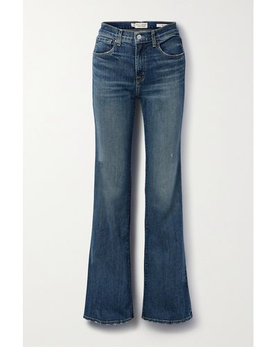 Nili Lotan Celia High-rise Straight-leg Jeans - Blue