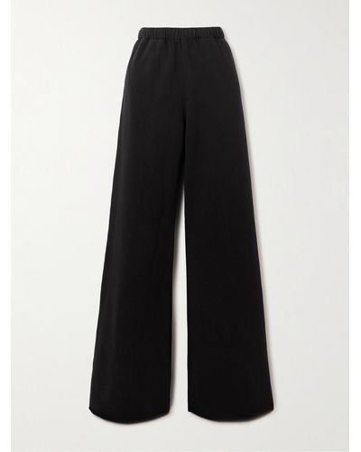 RE/DONE Pantalon De Survêtement Large En Jersey De Coton Biologique Hanes - Noir
