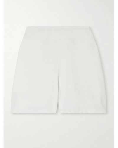 Skin Janelle Cotton-blend Jersey Shorts - White