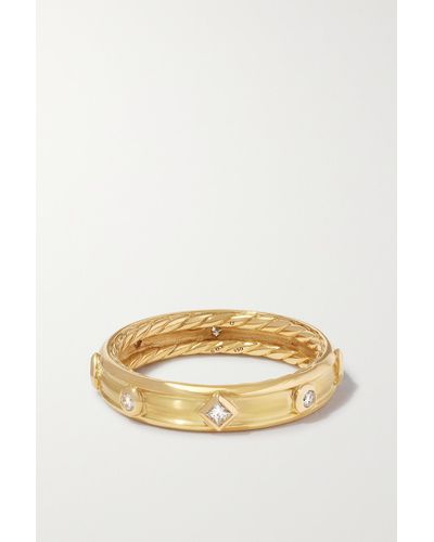 David Yurman Modern Renaissance 18-karat Gold Diamond Ring - Natural