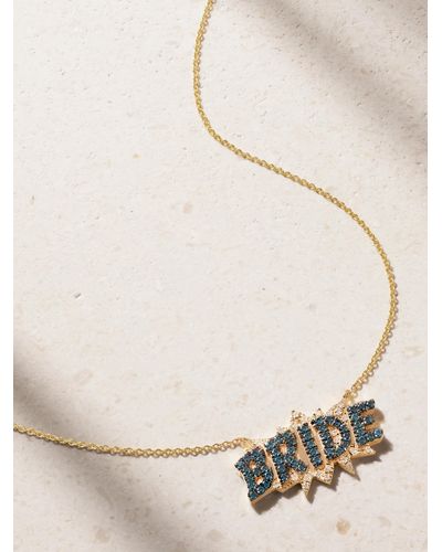 Diane Kordas The Alexandra Bride Pop Art 18-karat Gold And Diamond Necklace - Natural