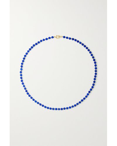 Irene Neuwirth Gumball 18-karat Gold Lapis Lazuli Necklace - Blue
