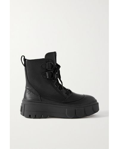 Sorel Caribou X Textured-leather Boots - Black