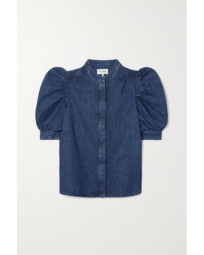 FRAME Gillian Denim Shirt - Blue