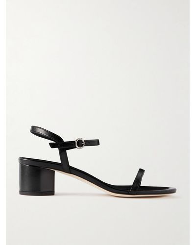 Aeyde Immi Leather Sandals - White