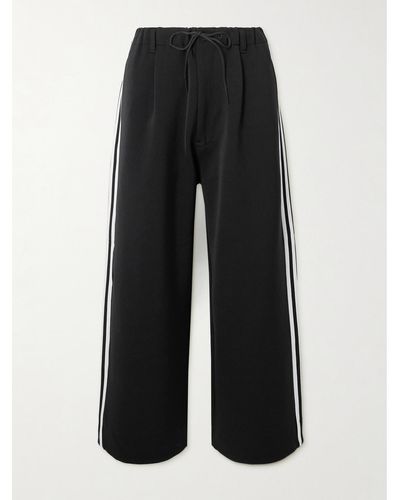adidas Originals Pantalon En Mailles Point De Rome Stretch À Rayures X Y-3 - Noir