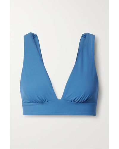 Bondi Born + Net Sustain Amelia Bikini-oberteil - Blau