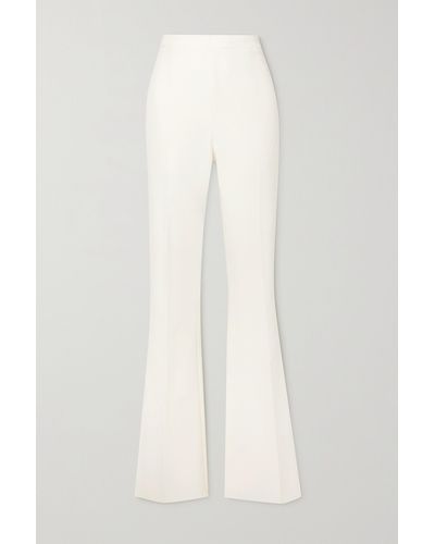 Wide Leg Suit Trousers - White – BOA