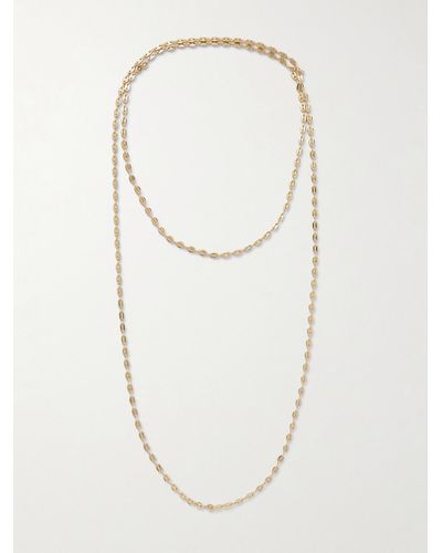 Jennifer Fisher Mariner 60" Medium Gold-plated Necklace - White
