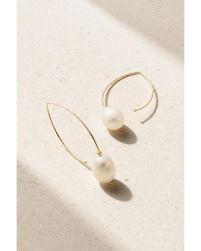 Mizuki Boucles D'oreilles En Or 14 Carats (585/1000) Et Perles Small - Neutre