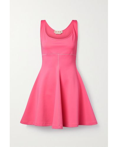 Marni Mini-robe En Jersey Stretch - Rose