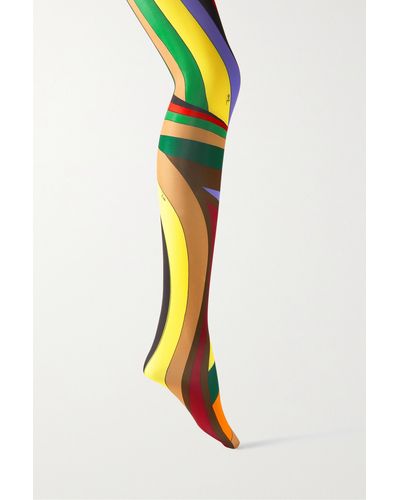 Emilio Pucci Printed Tights - Multicolour