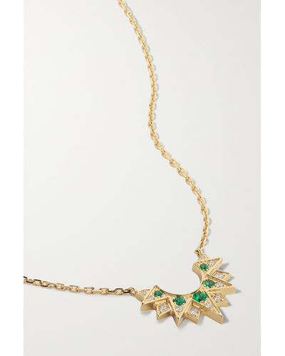 Piaget Sunlight Rose Gold, Emerald And Diamond Necklace - Natural