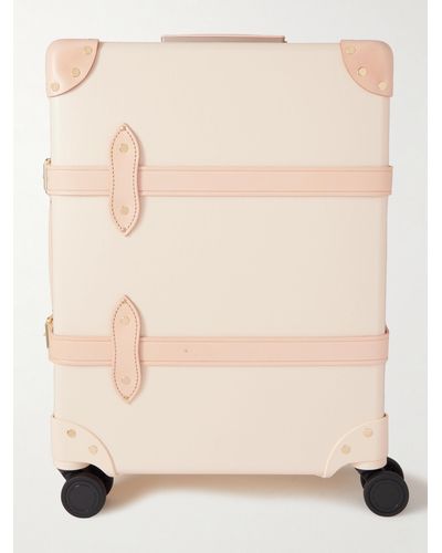 Globe-Trotter Centenary Carry-on Leather-trimmed Suitcase - Natural