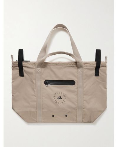 adidas By Stella McCartney Appliquéd Recycled-shell Tote - Natural