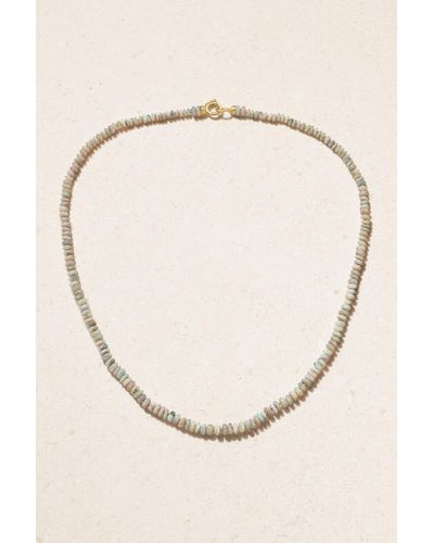 Irene Neuwirth Candy 18-karat Gold Opal Necklace - Brown