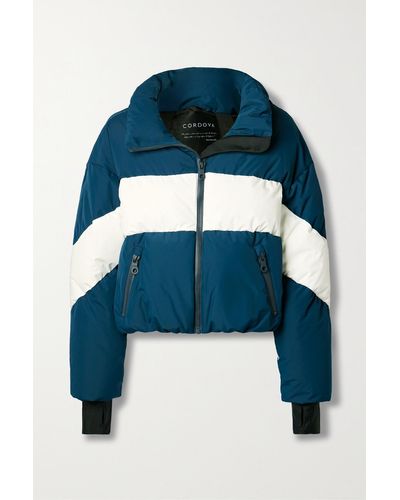 CORDOVA Aosta Two-tone Recycled Quilted Down Ski Jacket - Blue