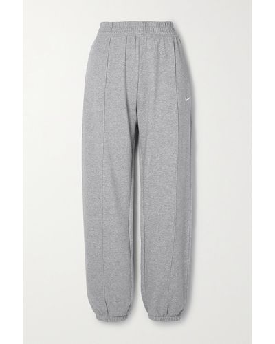 Nike Pantalon De Survêtement En Jersey De Coton Mélangé Sportswear Essentials - Gris