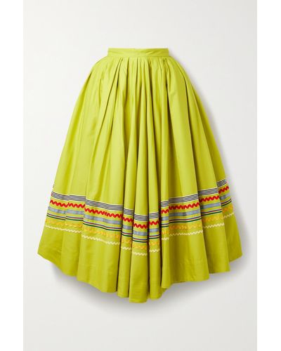 Yellow Christopher John Rogers Skirts for Women | Lyst