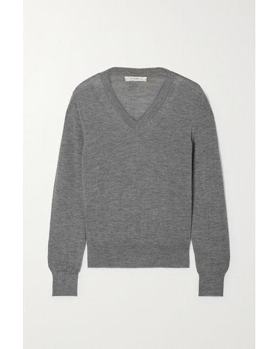 The Row Essentials Stockwell Cashmere Jumper - Grey