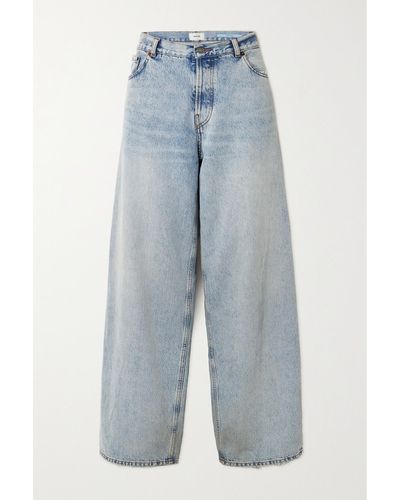 Haikure + Net Sustain Bethany Mid-rise Wide-leg Jeans - Blue