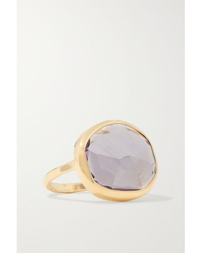 Melissa Joy Manning 14-karat Recycled Gold Amethyst Ring - Purple