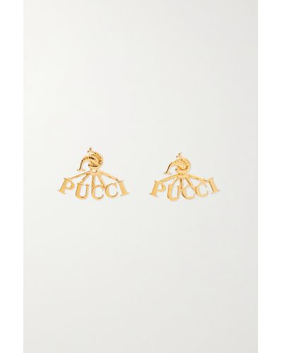 Emilio Pucci Gold-plated Earrings - Metallic