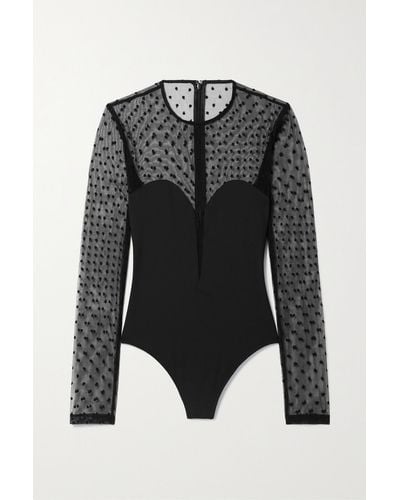 FLEUR DU MAL + NET SUSTAIN underwired recycled-mesh and stretch