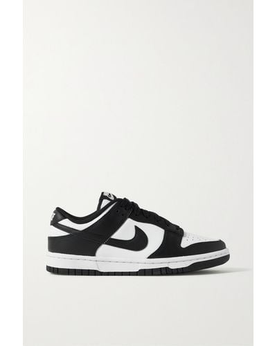 Nike Dunk High Glittered Leather Sneakers in White | Lyst