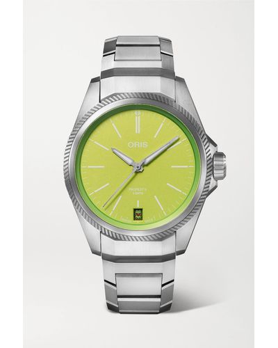 Oris Montre En Titane Automatic Propilot X Kermit Edition, 39 mm - Gris