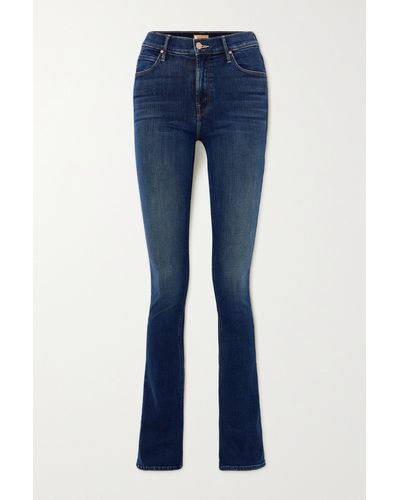Mother + Net Sustain The Runaway High-rise Flared Jeans - Blue