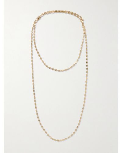 Jennifer Fisher Mariner 60" Medium Gold-plated Necklace - White
