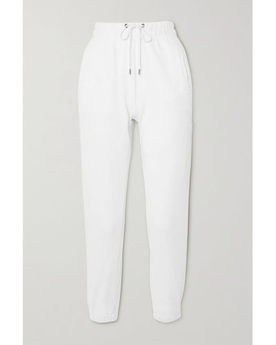 James Perse Supima Cotton-jersey Track Trousers - White