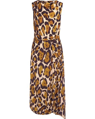 Vivienne Westwood Anglomania Vasari Leopard-print Jersey Midi Dress - Multicolour