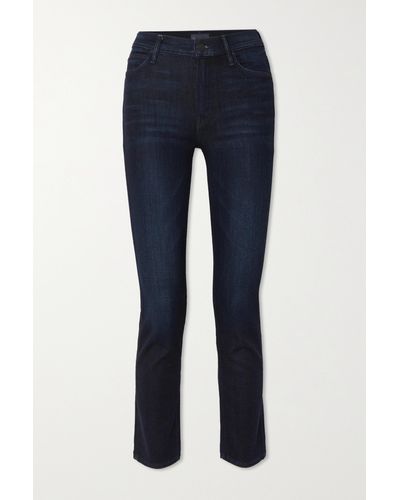 Mother + Net Sustain The Dazzler Mid-rise Straight-leg Jeans - Blue