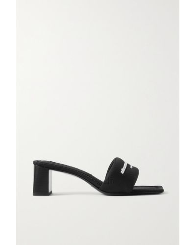 alexander wang mascha crystal embellished slides
