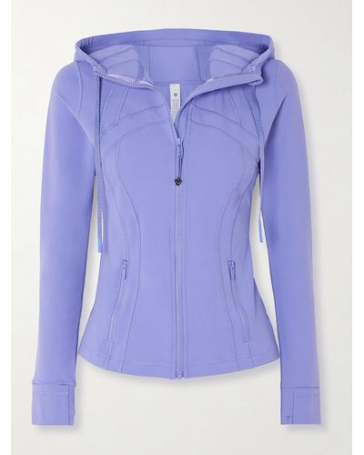 lululemon athletica Define Hooded Panelled Nulutm Jacket - Blue