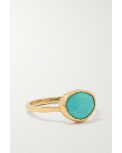Melissa Joy Manning 14-karat Recycled Gold Turquoise Ring - Blue