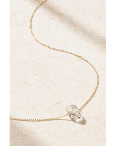 Melissa Joy Manning 14-karat Recycled Gold Herkimer Diamond Necklace - Natural
