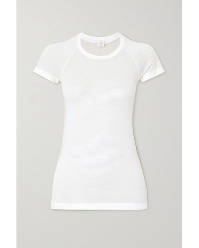 lululemon athletica Swiftly Tech 2.0 Striped Stretch T-shirt - White