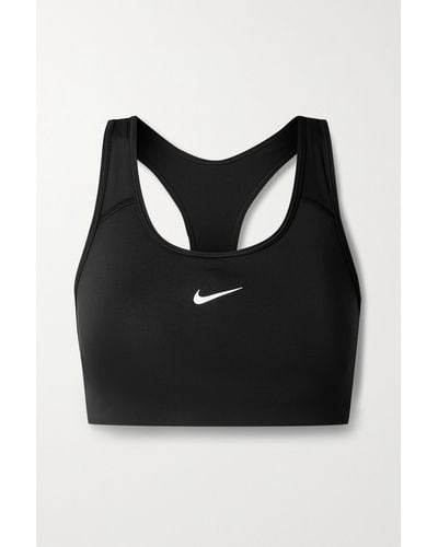 Nike Swoosh Plus Recycled Dri-fit Sports Bra - Black