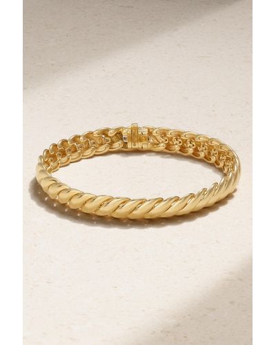 David Yurman Sculpted Cable 18-karat Gold Bracelet - Natural