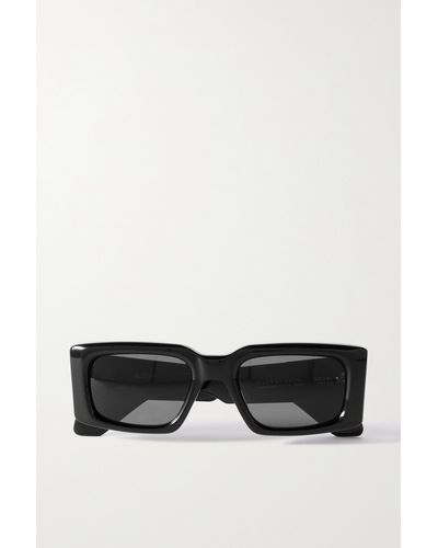 Jacques Marie Mage Supersonic Square-frame Acetate Sunglasses - Black