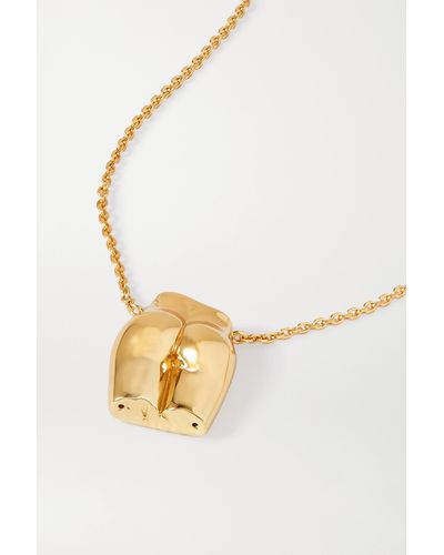 Anissa Kermiche Le Derrière Gold-plated Necklace - Metallic