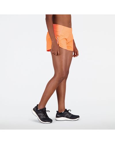 New Balance Pantalones cortos impact run 3in - Naranja