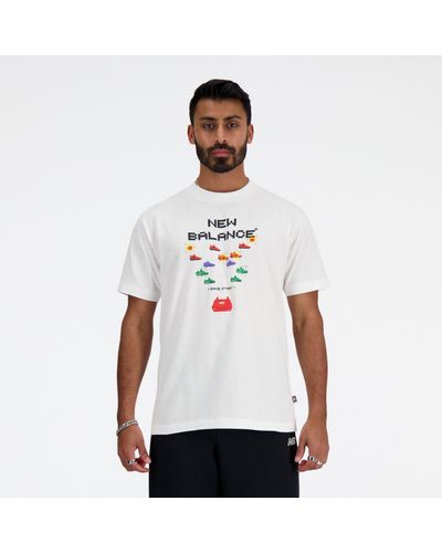 New Balance Gamer Tag Graphic T-shirt - White