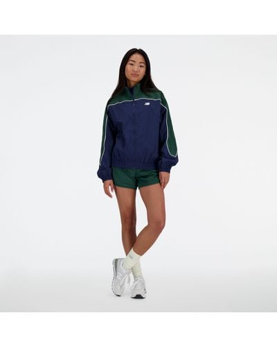 New Balance Sportswear's greatest hits woven jacket in blu