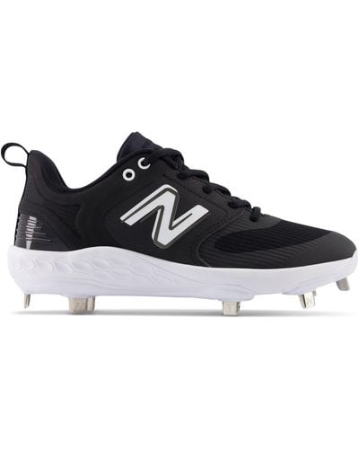 New Balance Fresh Foam X Velo V3 Metal Softball Shoes - Black