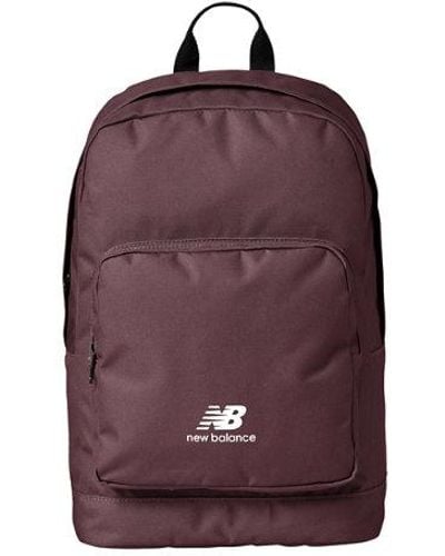 New Balance Unisexe Classic Backpack En, Polyester, Taille - Violet