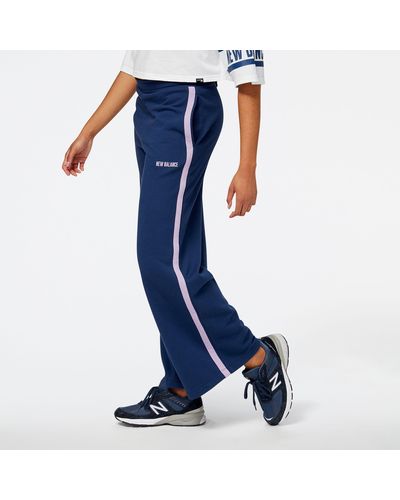 New Balance Pantalons nb sport graphic - Bleu